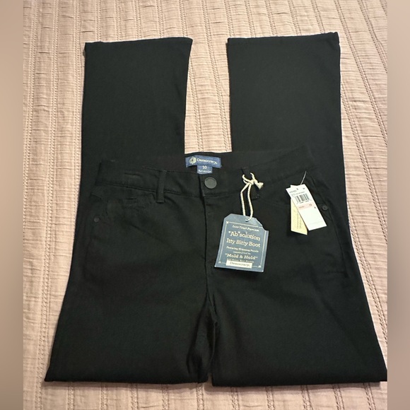 NWT Democracy Ab"solution® Itty Bitty Bootcut Black Jeans size 10 - Picture 5 of 14